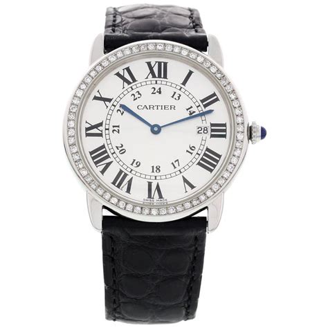 cartier ronde solo 42mm blue|cartier 2934.